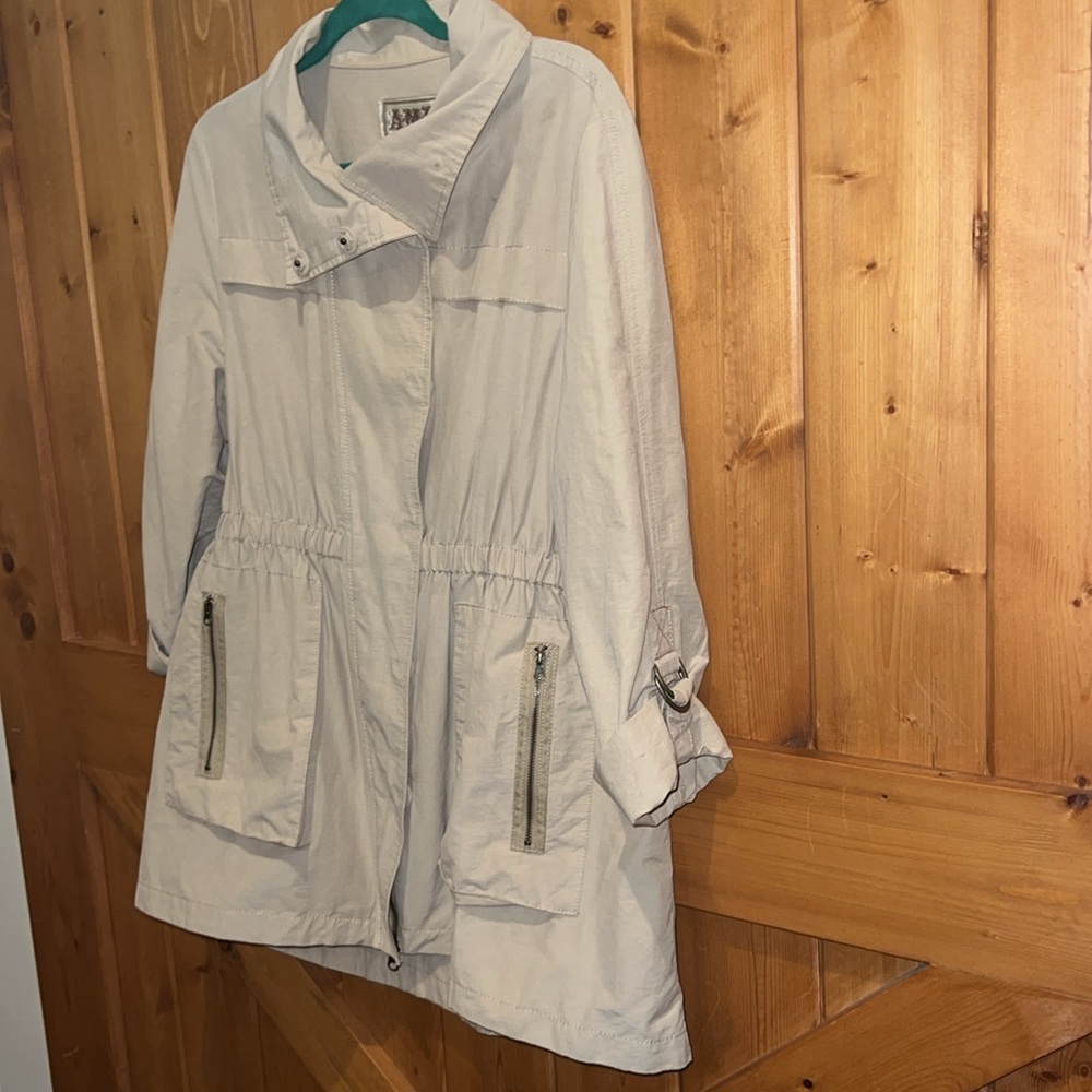 Beige Ami Jacket With Pockets Large - image 4